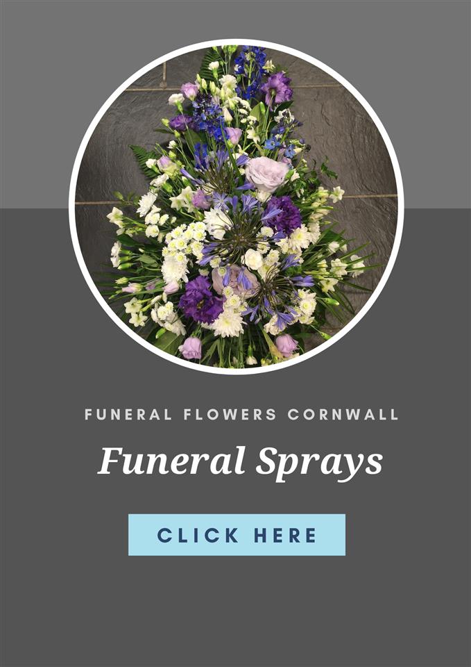 funeral Flowers Cornwall Hayle Single & Doubled Sprays